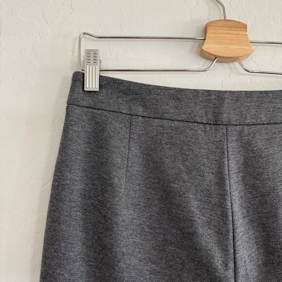 Liu Jo Grey Ponte Knit Ruffle Hem Crop Pants Size EU 42 Medium - Picture 4 of 13